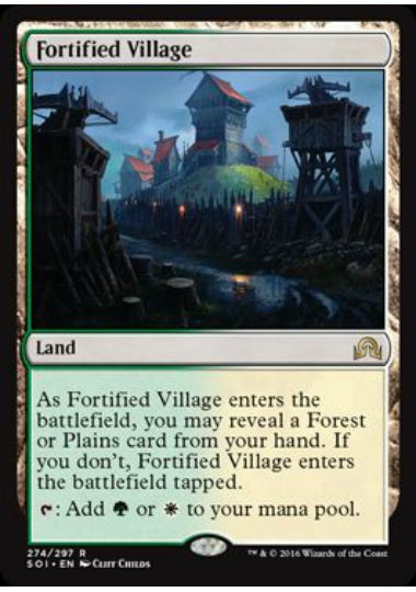 (英)【Foil】要塞化した村 / Fortified Village【SOI】 No.274