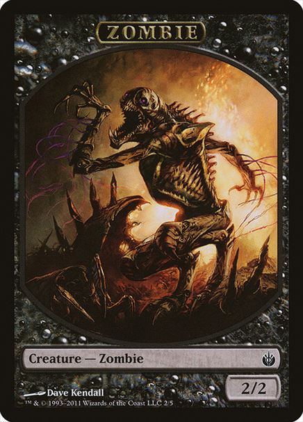 (英)ゾンビトークン / Zombie Token【MBS-TOKEN】 No.002