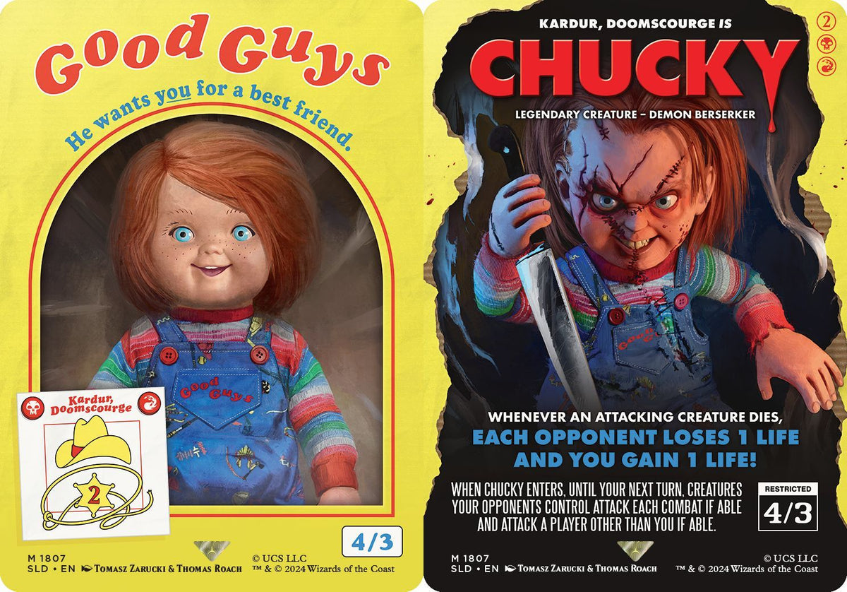 (英)【Foil】Chucky[ドゥームスカージ、カルダール / Kardur, Doomscourge]【SLD】Secret Lair x Chucky No.1807