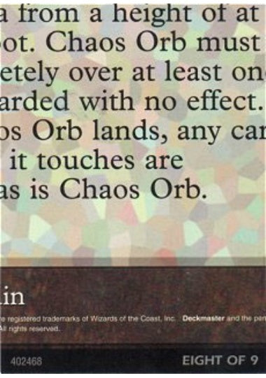 (英)Chaos Orb パズルピース #8 / Chaos Orb Puzzle Piece #8【PRM】 ウルトラプロ パズルカード No.085