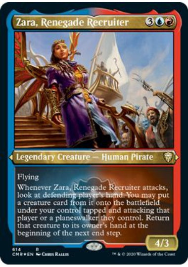(英)【Foil】改革派の勧誘者、ザラ / Zara, Renegade Recruiter ★ショーケース枠★ 【CMR】 No.614