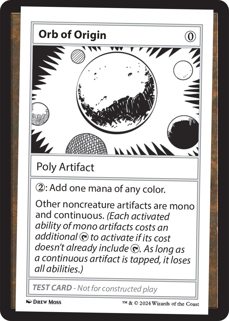 (英)Orb of Origin【MB2-TEST】 No.370