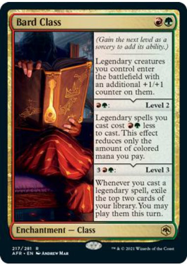 (英)【Foil】バード・クラス / Bard Class【AFR】 No.217