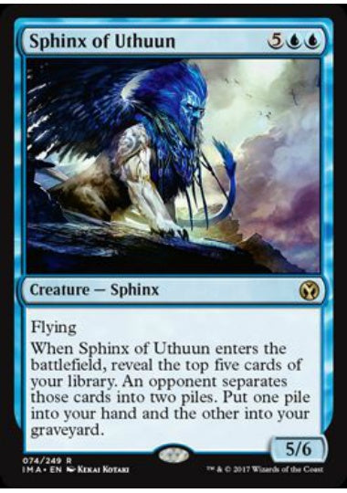 (英)【Foil】ウスーンのスフィンクス / Sphinx of Uthuun【IMA】 No.074