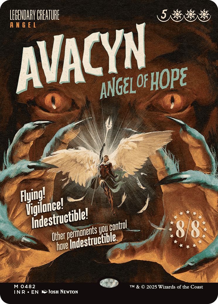 (英)【Foil】希望の天使アヴァシン / Avacyn, Angel of Hope ★ショーケース枠★(映画ポスター) 【INR】 No.482