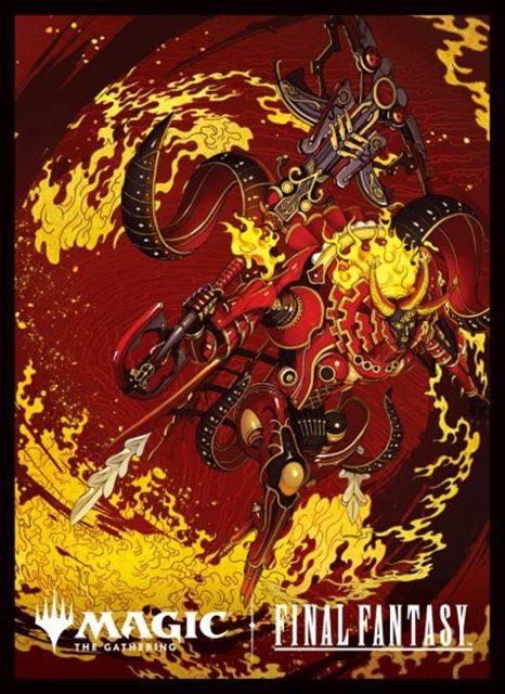 【サプライ】 FINAL FANTASY プレイヤーズカードスリーブ MFS-63 「木版画」ボーダーレス版 《召喚：ブリュンヒルデ》(80枚入り)  ※発送方法は「ゆうパック」を選択してください。