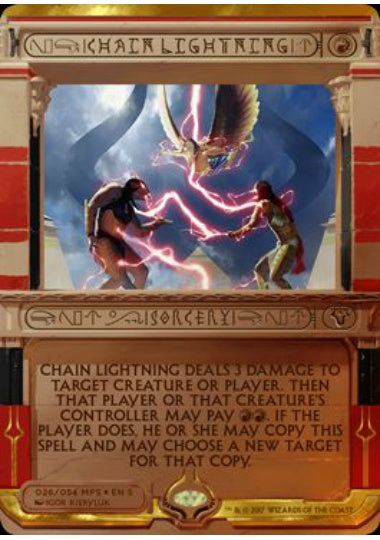 (英)【Foil】稲妻の連鎖 / Chain Lightning【MPSAKH】 No.026