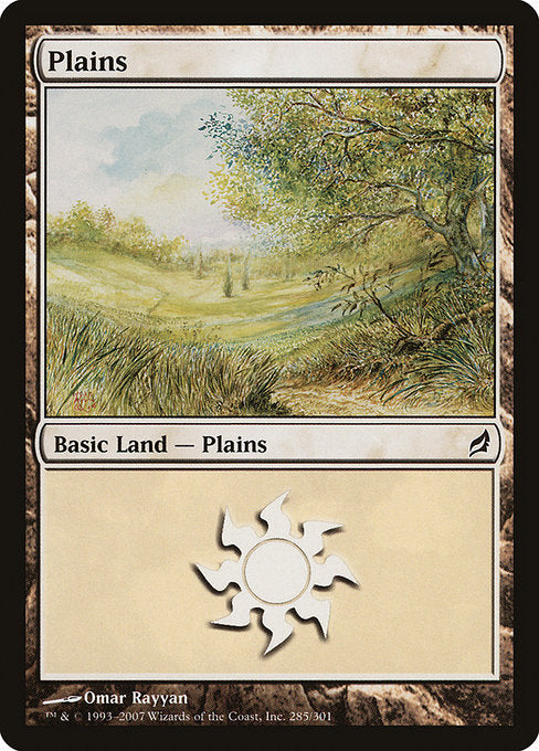 (英)【Foil】平地 / Plains【LRW】 No.285