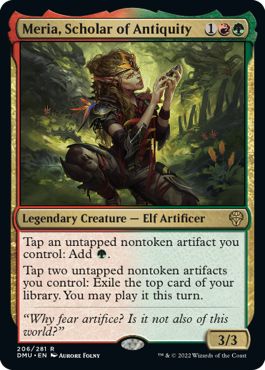 (英)【Foil】古代学者、メリア / Meria, Scholar of Antiquity【DMU】 No.206