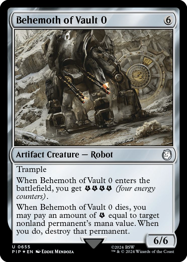 (英)【Surge-Foil】Vault 0のベヒモス / Behemoth of Vault 0【PIP】 No.0655