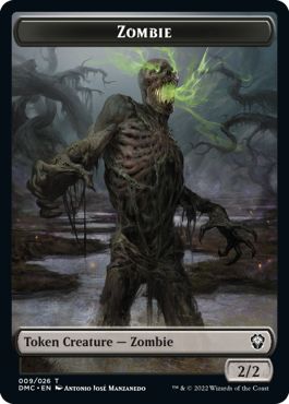 (英)ゾンビトークン / Zombie Token【DMC-TOKEN】 No.009