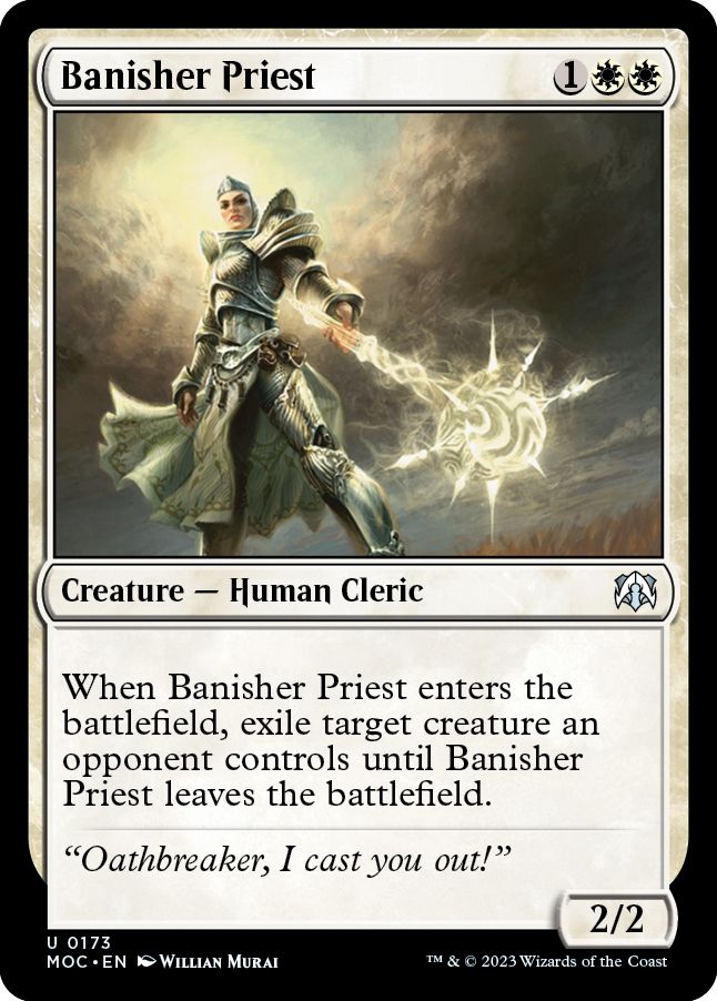 (英)放逐する僧侶 / Banisher Priest【MOC】 No.173