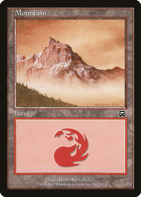 (英)【Foil】山 / Mountain【MMQ】 No.346