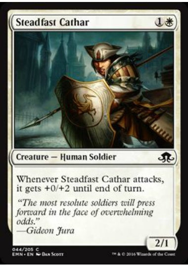 (英)不動の聖戦士 / Steadfast Cathar【EMN】 No.044
