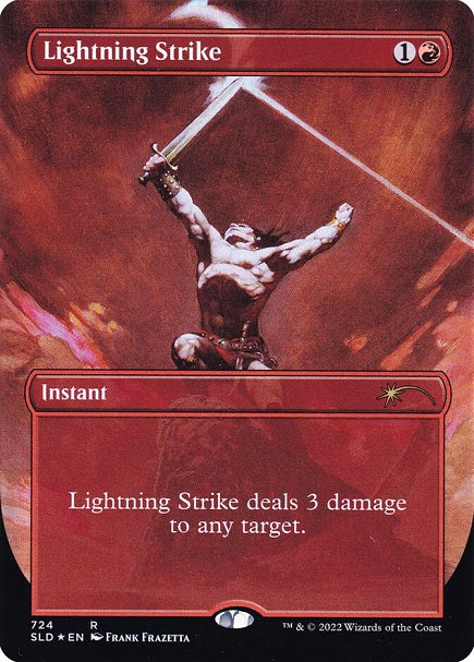 (英)稲妻の一撃 / Lightning Strike【SLD】 The Art of Frank Frazetta No.724