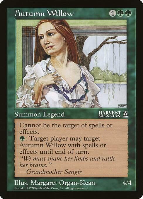 (英)Autumn Willow【PRM】 アリーナプロモ 【Oversized Card】 BIG-PRM-030 ※トーナメントで使用することはできません。