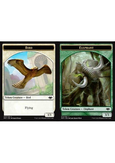 (英)鳥トークン / Bird Token No.003 - 象トークン / Elephant Token【MH1-TOKEN】 No.012