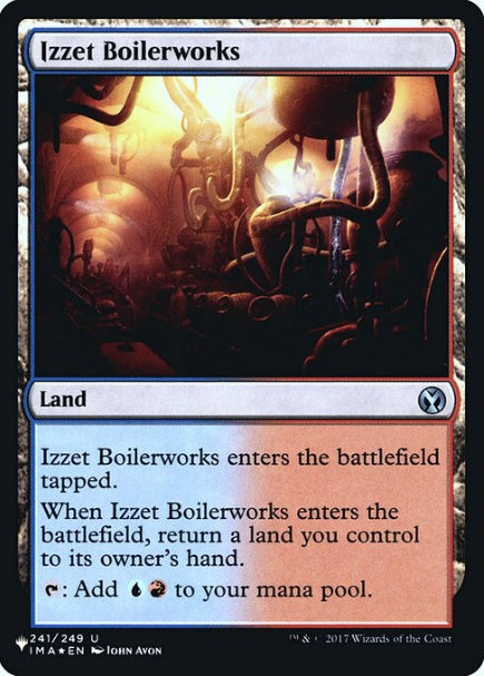 (英)【Foil】イゼットの煮沸場 / Izzet Boilerworks【SLD-C21】Heads I Win, Tails You Lose No.063