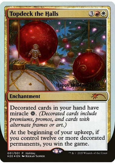 (英)【Foil】Topdeck the Halls【PRM】ホリデーギフトカードプロモ No.062