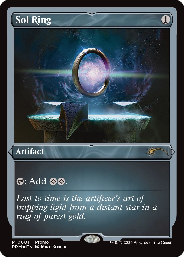 (英)【Foil】太陽の指輪 / Sol Ring【PRM】ファウンデーションズ Box購入プロモ No.267