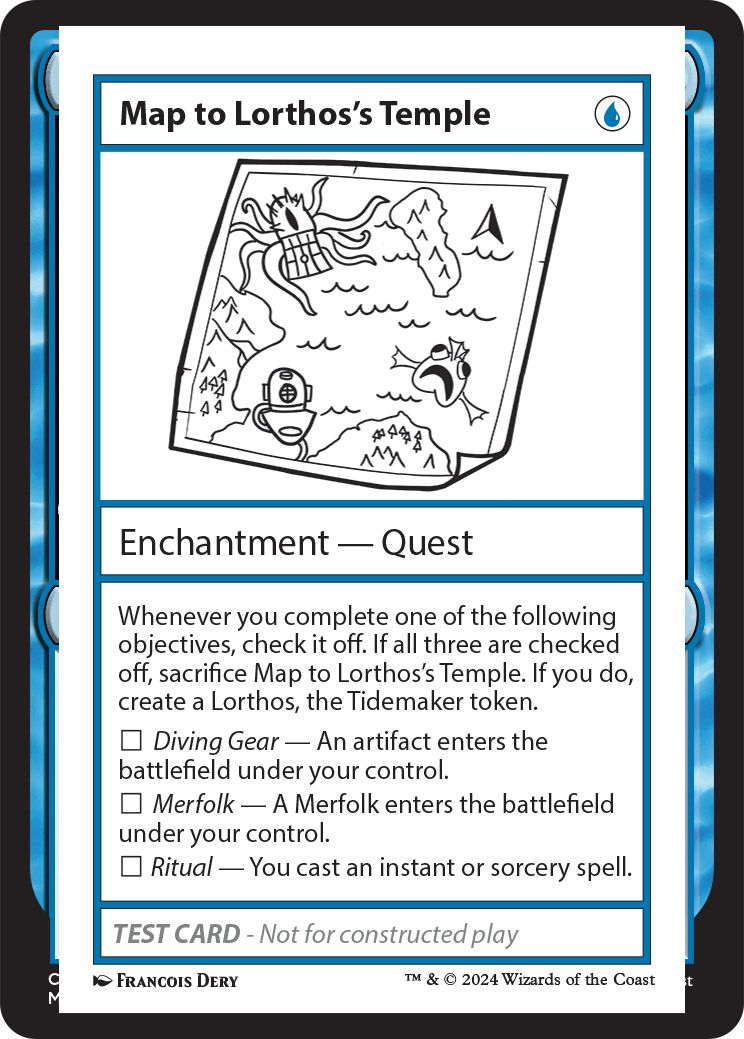 (英)Map to Lorthos's Temple【MB2-TEST】 No.295