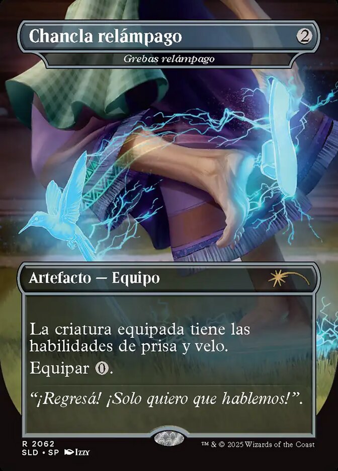 (スペイン語)Chancla relampago[Grebas relampago / Lightning Greaves]【SLD】 Secret Lair Presents: Nuestra Magia No.2062