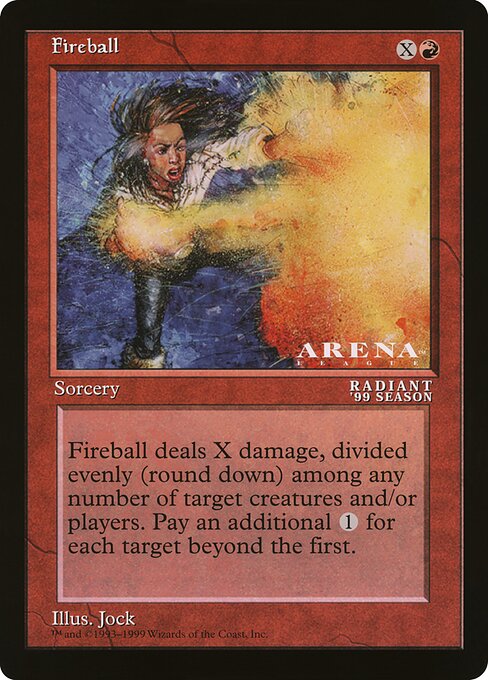 (英)火の玉 / Fireball【PRM】 アリーナプロモ 【Oversized Card】 BIG-PRM-093 ※トーナメントで使用することはできません。