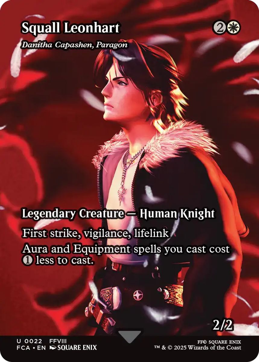 (英)スコール・レオンハート / Squall Leonhart[模範となる者、ダニサ・キャパシェン / Danitha Capashen, Paragon] ★ショーケース枠★(FINAL FANTASY・継承史カード) 【FCA】 No.022