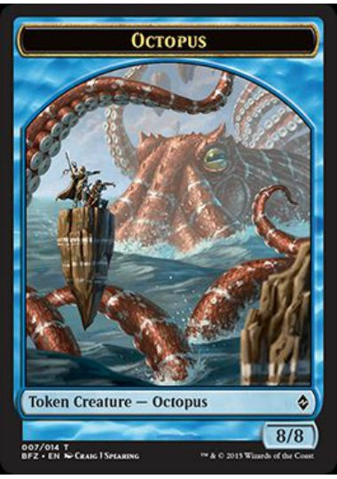 (英)タコトークン / Octopus Token【BFZ-TOKEN】 No.007
