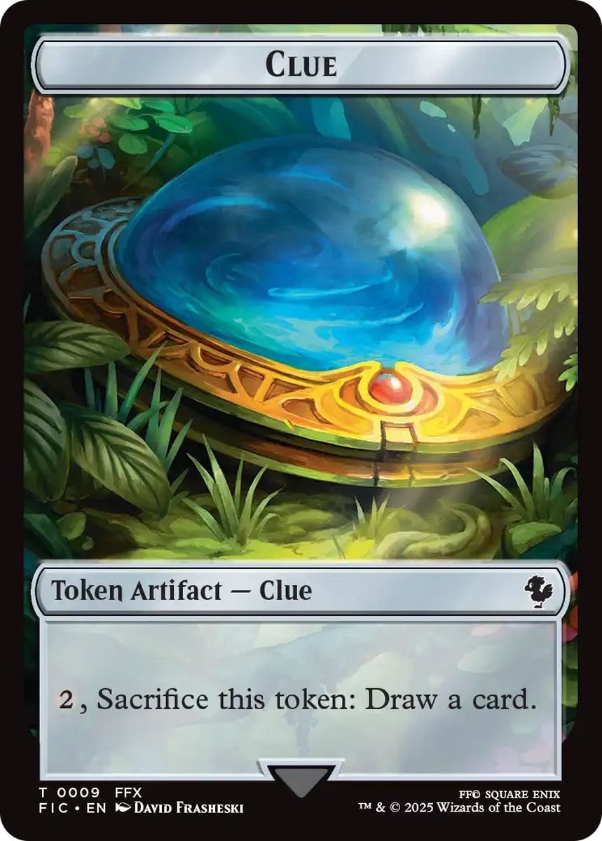 (英)【Surge-Foil】手掛かりトークン / Clue Token No.009 - 宝物トークン / Treasure Token【FIC-TOKEN】 No.036