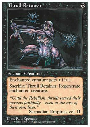 (英)従者スラル / Thrull Retainer【5ED】 No.198
