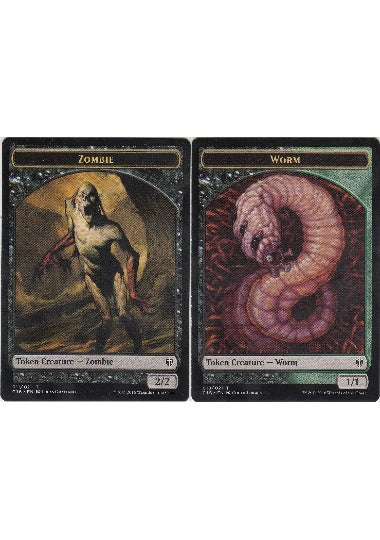 (英)ゾンビトークン / Zombie Token No.011 - 蟲トークン / Worm Token【C16-TOKEN】 No.018