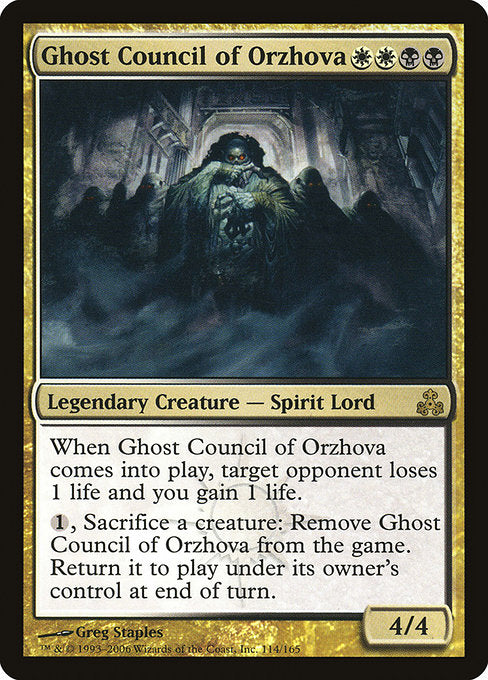 (英)【Foil】オルゾヴァの幽霊議員 / Ghost Council of Orzhova【GPT】 No.114
