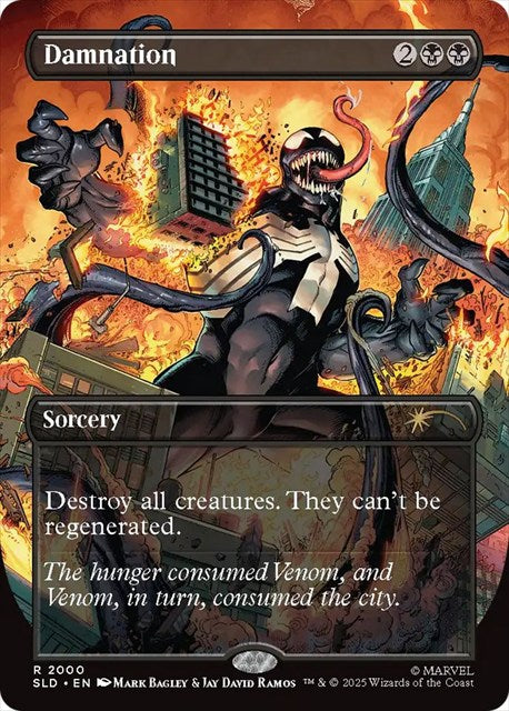 (英)【Foil】滅び / Damnation【SLD】 Secret Lair x Marvel's Spider-Man: Venom Unleashed (Colors) No.2000