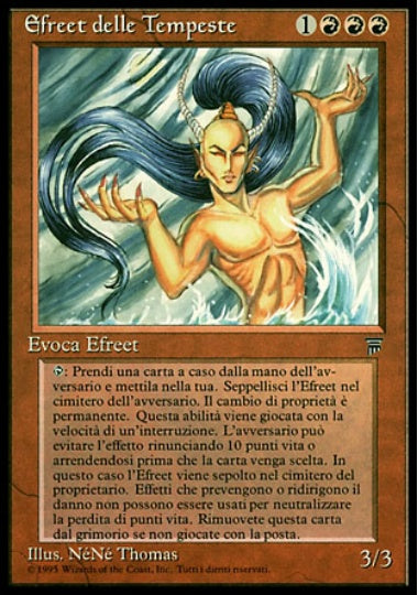 (イタリア語)Efreet delle Tempeste / Tempest Efreet【LEG】 No.166