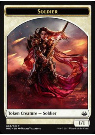 (英)兵士トークン / Soldier Token【MM3-TOKEN】 No.003