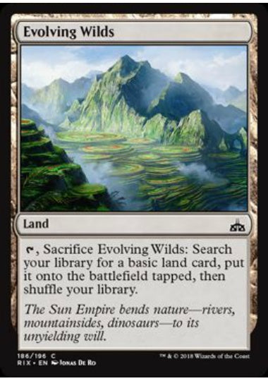(英)【Foil】進化する未開地 / Evolving Wilds【RIX】 No.186
