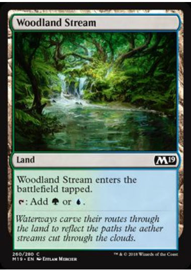 (英)【Foil】森林地の小川 / Woodland Stream【M19】 No.260