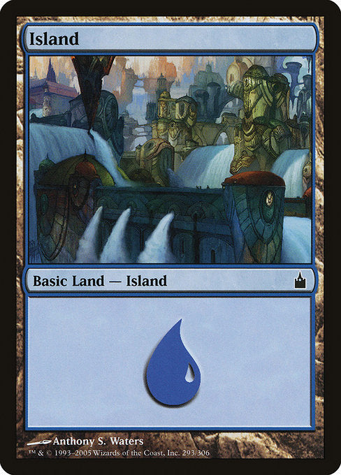 (英)【Foil】島 / Island【RAV】 No.293