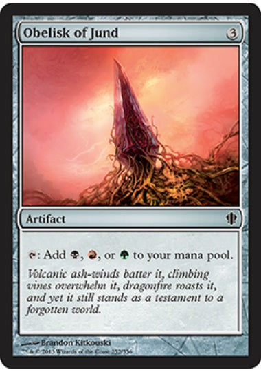 (英)ジャンドのオベリスク / Obelisk of Jund【C13】 No.252