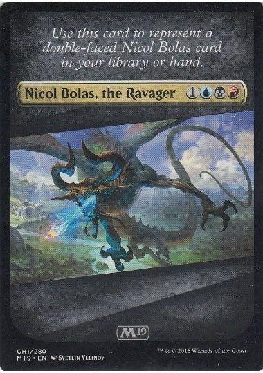 (英)基本セット2019 チェックリスト・カード / Core Set 2019 Checklist Card【M19-TOKEN】 No.CH1