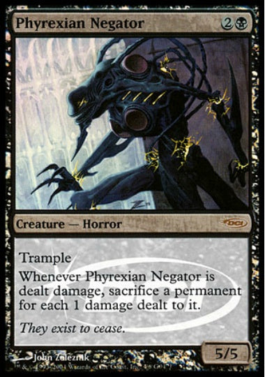 (英)【Foil】ファイレクシアの抹殺者 / Phyrexian Negator【PRM】ジャッジ褒賞 No.012