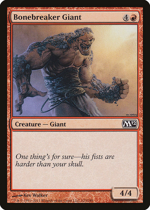 (英)【Foil】骨砕きの巨人 / Bonebreaker Giant【M12】 No.123