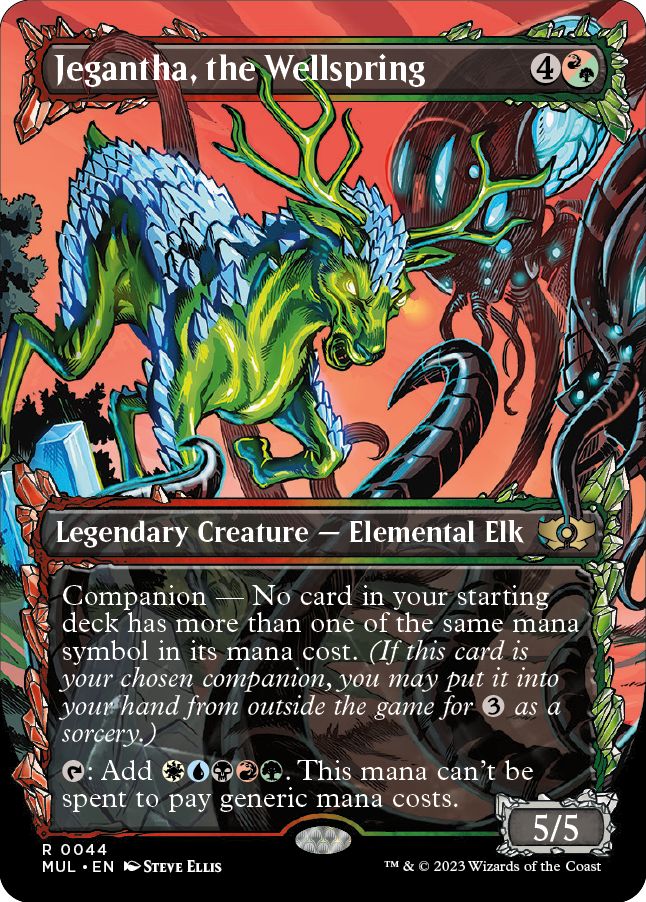 (英)【Foil】湧き出る源、ジェガンサ / Jegantha, the Wellspring【MUL】 No.044