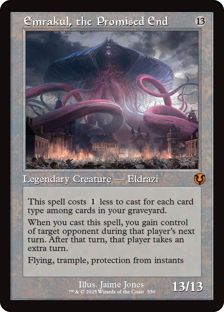 (英)約束された終末、エムラクール / Emrakul, the Promised End ★ショーケース枠★(旧枠加工カード) 【INR】 No.330