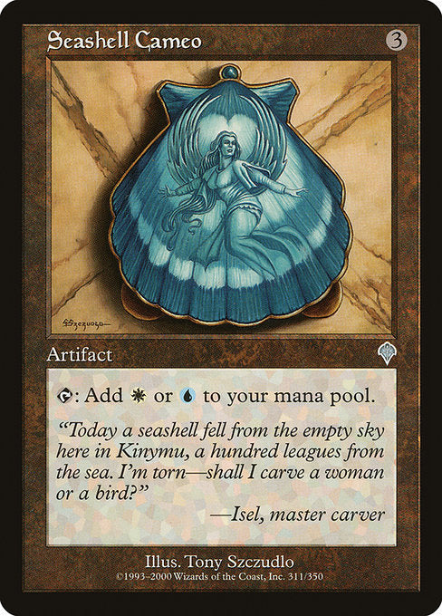 (英)【Foil】貝殻のカメオ / Seashell Cameo【INV】 No.311