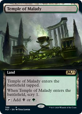 (英)【Foil】疾病の神殿 / Temple of Malady ★拡張枠★ 【M21】 No.388