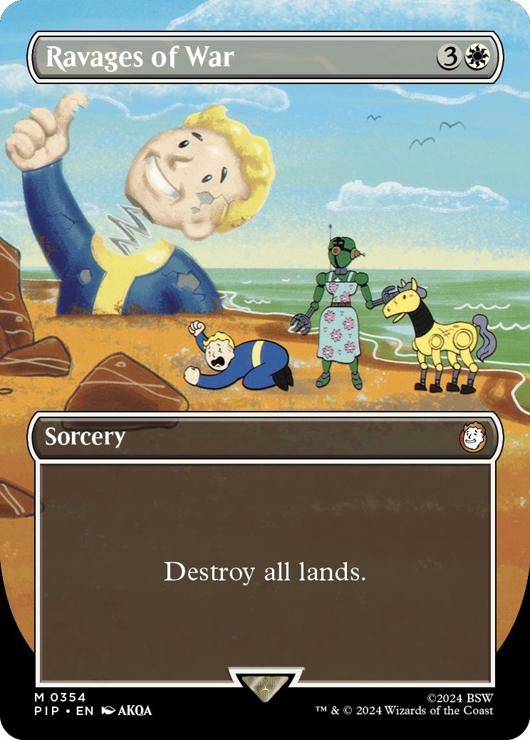 (英)戦の惨害 / Ravages of War ★ボーダーレス★(Vault Boy) 【PIP】 No.0354