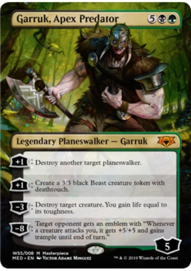 (英)【Foil】頂点捕食者、ガラク / Garruk, Apex Predator【WARMED】 No.WS5