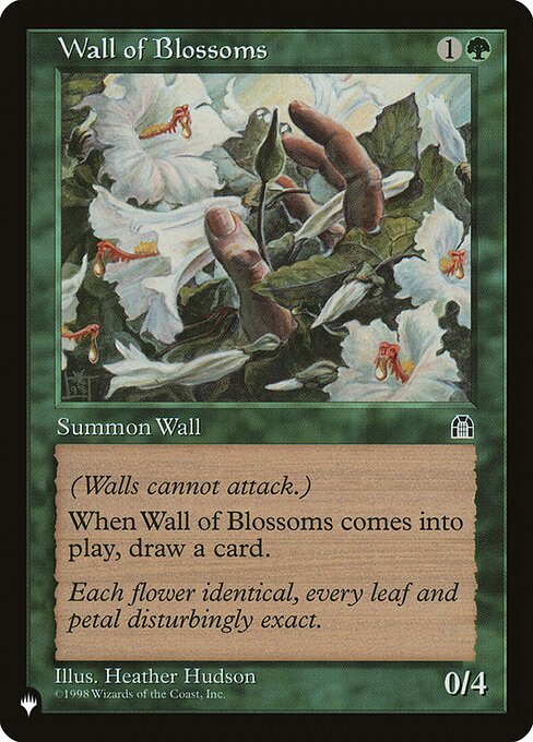 (英)花の壁 / Wall of Blossoms【STH】 PWシンボル付き再販 No.125